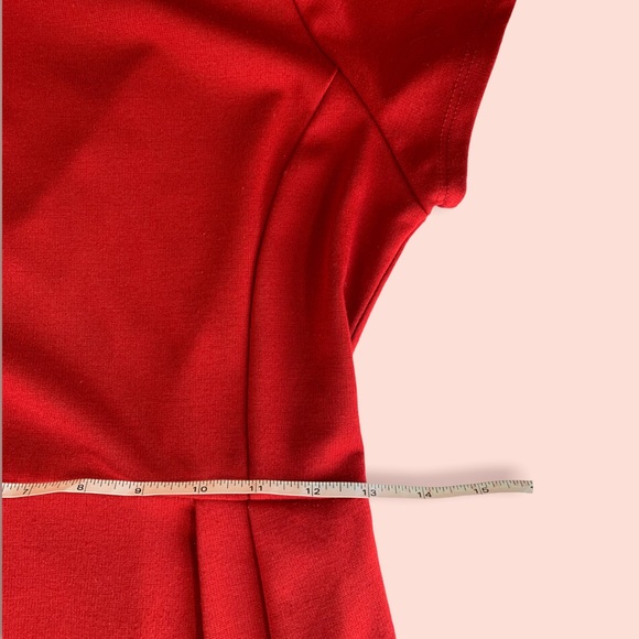 Rosebud Red Cocktail Dress - Picture 8 of 13
